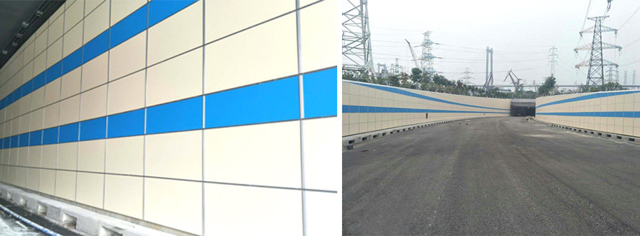 廣東黃浦區港前路南海神廟—隧道裝飾板項目